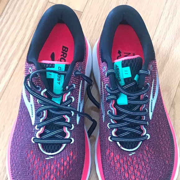 BROOKS GHOST 11 RUNNING SHOE NEW, PINK - Picture 7 of 8